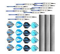 XUXHOU 12Pcs Soft Tip Darts Set, Aluminum Alloy Dart Rods with Removable Plastic Tips for Beginners, Office Fitness and Eye Exercise, Christmas Birthday Gift