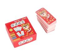 XUXHOU 165pcs Chinese Flash Cards Educational Toy Paper Pinyin Idiom Puzzle Game Parent-Child Interactive Learning with Smooth Burr-Free Cards for 4-8 Years Old