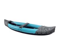 XUXHOU 2 Person Foldable Kayak with Thickened PVC for Sunlight Protection | Inflatable Canoe, Wear-resistant Reinforced Bottom, Quick Folding Design for Fishing Rafting, Independent Air Chambers