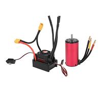 XUXHOU 2000KV RC Motor, 4076 Waterproof Brushless Motor 2000KV+150A Waterproof ESC with XT60 Plug for 1/8 RC Car with Gold Plated Connector Heat Sink