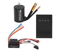 XUXHOU 3650 3600KV Motor ESC Kit, RC Car Brushless Motor 60A T ESC Programmer Card Combo Set for 1/8 1/10 RC Car Parts