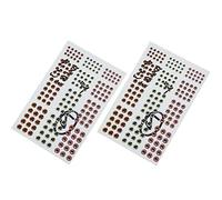 XUXHOU 3D Artificial Fishing Lure Eyes, 366PCS Sticker for Fly Tying with Good Adhesive Rubber, 4 Sizes 3mm 4mm 5mm 6mm