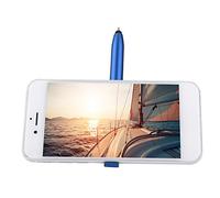 XUXHOU 4 in 1 Pen of Bolín Tabactile Screen with LED Light for Tablet, Multifunctional Pencil Pen for Smartphones and Tablet, Travel Flashlight Pencil, Red/blue/black, 13.6 Cm, 1pc, 1pc, (Blue)