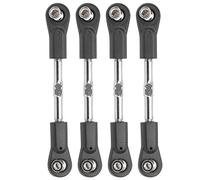 XUXHOU 4Pcs Adjustable M4 Screw Steering Servo Pull Rod Linkage Tie Rod, Metal Material 77-87mm Range, with Excellent Precise Accuracy, for Hobao Kraton Red Cat 1/8 RC Car