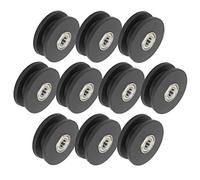 XUXHOU 50mm Nylon Bearing Pulley, Fitness Equipment Accessory with No Friction Spark, for Home Gym Garage Door Pulley System