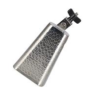 XUXHOU 6 Inch Metal Cowbell Percussion Instrument for Drums, Joy Bell Pyramid Shape