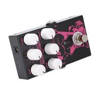 XUXHOU 9 Effects Guitar Pedal 3 EQ Adjustable Electric Guitar Effector Multi Effects Pedal Effector with Hardware Bypass for Electric Performance