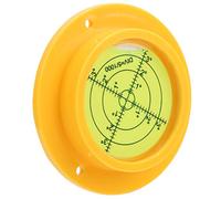 XUXHOU 90mm Round Level Bubble, ABS Material Transparent Bubble Level with Measurement Scale, for Camera Platform Electronic Scales Horizontal Calibration