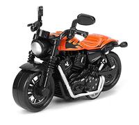 XUXHOU Alloy Motorbike Toy Model, Highly Simulation Pull Back Car for Children Gift Collection (Orange)