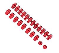 XUXHOU Aluminum Alloy Pivot Ball Set Suspension Link Pivot Ball Steering Shock for 1/10 4x4 Granite Mega Big Rock Senton Typhoon 3S RC Car Upgrade Parts