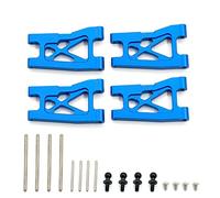 XUXHOU Aluminum Suspension Arms Set for Trax4 1/18 LaTrax Teton (Blue) | Alloy Front Rear Upgrade Replacement, Fits Desert Prerunner SST, Includes Pins Pivot Balls Screws, Replaces Part 7630