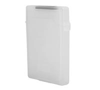 XUXHOU Antistatic Box for Humidity Proof of The Hard Disk for 2.5-inch HDD/SSD/SSD, ABS Material, Suitable for Travel (White)