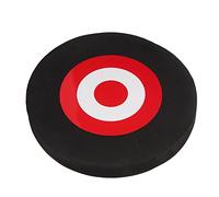 XUXHOU Archery Moving Target EVA Round Target Practice Durable Self Healing for Indoor Outdoor Courtyard Exercises 9.8 X 9.8 X 1.2 Inches 140g (Black Red)