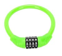 XUXHOU Bike Lock, 4 Digit Combination Resettable Heavy Duty Cable Lock with Anti Theft Security for Electric Bike Scooter (Green)