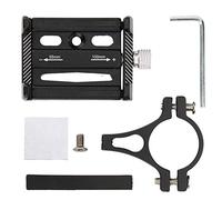 XUXHOU Bike Phone Holder, Aluminum Alloy Quick Release, Handlebar Mount Bracket for 0.87-1.25 Inch Diameter Pipes for Cyclists Commuters Mountain Bikers Urban Riders
