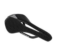 XUXHOU Bike Saddle, 3D Printed Mountain & Road Bike Saddle, Breathable, Lightweight, Comfortable Cycling Seat for Adults, Black