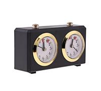 XUXHOU Chess Timer Clock Classic Design Count Up Count Down Suitable for Chess Players and Students Black Plastic 15 X 5.5 X 9cm