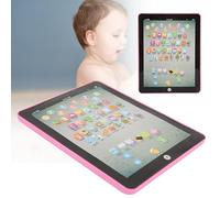 XUXHOU Child Tablet Toy, Chinese English Learning Music Letters Words Spelling Machine with Interactive Play, for Baby Education Gift (Pink)