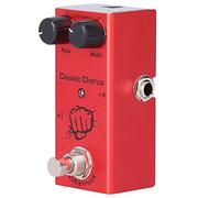 XUXHOU Classic Chorus Effect Pedal Guitar Stompbox True Bypass with Aluminum Alloy Shell 2 Knob Speed Width Control for Electric Guitar Bass