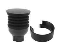 XUXHOU Coffee Grinder Single Dose Hopper, Stylish Silicone Bellow Bean Bin for Efficient Coffee Grinding, Suitable for Home and Office Use, 58mm, 1 Piece (Black Ring)