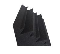 XUXHOU Corner Bass Trap Foam Panels, 8-Pack Acoustic Sound Absorber (Size | Low-Frequency Standing Wave Control 12 x 12 x 24cm Trim-to-Fit Microporous Concave-Convex Surface For Studio Home Theater KTV