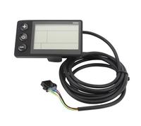 XUXHOU Cycling Display Meter, LCD Display Panel with Backlit for Electric Scooter Modification, Water Resistant ABS Material for 24 36 48 52 60V Battery