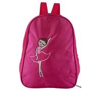 XUXHOU Dance Backpack for Girls Embroidered Shoulder Bag (Rose Red)