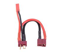 XUXHOU Deans T Plug with JST Plug Power Cable, 18AWG Silicone Wire for Camera Power Supply, Compatible with Quadcopter Multirotor Helicopter Aircraft RC Drone