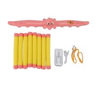 XUXHOU Drop Sticks Challenge, Response Time Training Toy 3 Speeds 8 Falling Sticks Game Hand Eye Coordination Training Toy (Pink)