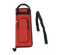 XUXHOU Drum Stick Bag Drumstick Storage Bag Drumstick Holder with Upgraded Pockets 600D Oxford PVC for Drumsticks Mallets Brushes Accessories