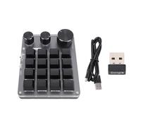 XUXHOU Dynamic LED Light Effects: Our Keyboard Features Intelligent LED Lighting That Adjusts Automatically Based on the Connection Type, Helping to Conserve Energy While Still (Black)