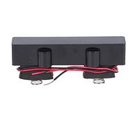 XUXHOU Electric Bass Pickup Set 4-String Noiseless Sealed Pickup Kit for Jazz Bass with Strong Magnets Accurate Calibration Easy Installation (94mm+94mm)