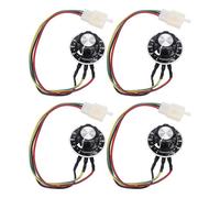 XUXHOU Electric Bike Speed Control Knob, 4PCS 3 Gears Adjustable Speed Limit Regulator for Electric Scooter Tricycle with 390mm Wire for ATV UTV Kart Quad Drift Trike