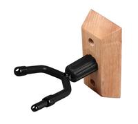 XUXHOU Electric Guitar Stand Hook Wooden Base Violin Hanger Wall Mount Bracket Safe Instrument Display for Recording Room (1 Pack)