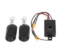 XUXHOU Electric Scooter Alarm, 120dB Loud Anti Theft Security Alarm with Remote and Warning Light, Fully Sealed, Permanent Memory, with XT30 Battery Port, for Electric Bike Tricycle