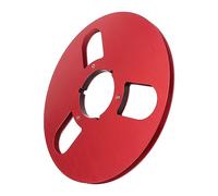 XUXHOU Empty Reber in 10.5 Inch Red Aluminum Alloy for the 1/4 Inch NAB Design Flange Recording of Sound Quality Improvement for the Coil Coil.