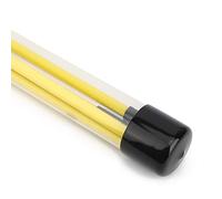 XUXHOU Epoxy Fiberglass Direction Indicator Stick, 2 Sections Foldable Training Aid with Transparent Hose Packaging, for Putting Practice and Swing Alignment