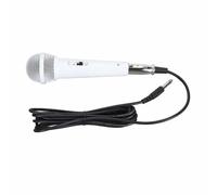 XUXHOU Ergonomic Wired Manual Microphone with Clear Sound Quality, a Dynamic High Sensitivity Micro Vocal for the Speaker Meeting [cable Microphone] (White)