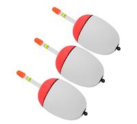 XUXHOU EVA Luminous Fishing Float 3PCS Light Stick Bobber Sea Fishing Striking Float with Elastic Non Absorbent Solid Core for Night Lake (80G)