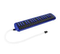XUXHOU F-37s Melodica 37 Key Wind Musical Instrument - Ergonomic Design - for Beginner Practice Threedimensional EVA Bag Red/Blue/Black (Blue)