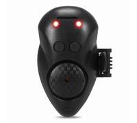 XUXHOU Fishing Bite Alarm with Audio Visual Alert and Adjustable Volume | ABS Housing, Silent Mode, 4 LED Colors, Compatible with Night Fishing, 3x LR44 Battery Required