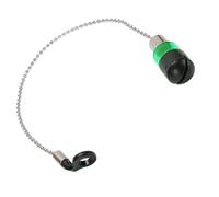 XUXHOU Fishing Signal Reminder, Glow in Dark Bite Indicator with Highly Sensitive Tensioner and Soft Durable Chain, for Carp Fishing Accessories Alarm Tackle (Green)