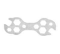 XUXHOU Flat Hexagonal Wrench, Multifunction Bike Tool with 10 Sizes 8-17mm for Repair, Professional Design, Steel, Compact, Lightweight
