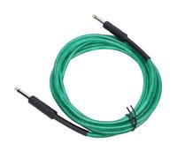 XUXHOU GT-89 Electric Guitar Cord Bass Cable 6.35mm Straight Instrument Cable with Gold Plated Connectors Noise Reduction Pure Copper Core for Electric Bass Guitar Amplifier Mixer (3 Meter)
