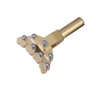 XUXHOU Guitar Fractal Fret Press, Professional Self Adjusting Fret Wire Installation Tool with Brass and Steel Construction for Any Fretboard Radius From 6 Inch to Flat