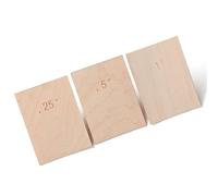 XUXHOU Guitar Neck Shims 3Pcs Maple Neck Spacer Set Guitar Adjustment Shims with Solid Maple Wood for Bass Repair