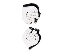 XUXHOU Horse Fetlock Boots Lightweight Breathable Impact Resistant for Training Show Jumping 2 Pack White (Large Size)