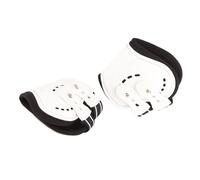 XUXHOU Horse Fetlock Boots Lightweight Breathable Impact Resistant for Training Show Jumping 2 Pack White (M)