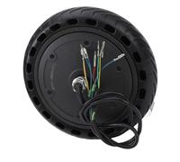 XUXHOU Hub Motor, 250W Scooter Water Proof Double Ended Thread Shaft Wheel Hub Motor with Rubber Tire for M365 PRO