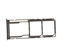 XUXHOU Implementation Carrier for the Double Plastic SIM Card Tray for Note 10, Adjustment, Easy to Install, Corresponds to Telephone Cards, Practical for Replacement (Black)